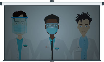 Coronavirus Medical Characters - Male