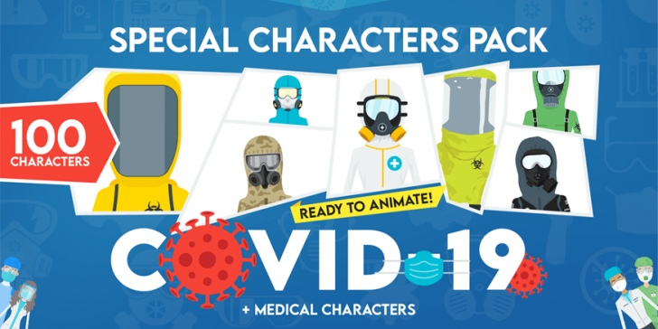 Special and Medical Characters for After Effects