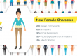 New Female Character for After Effects