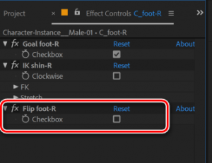 C_foot-R Settings